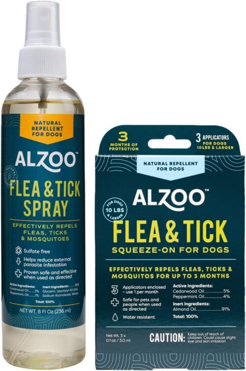 Zoo Med Reptile Crest Gecko Food - Plant-Based Flea & Tick Squeeze-On for