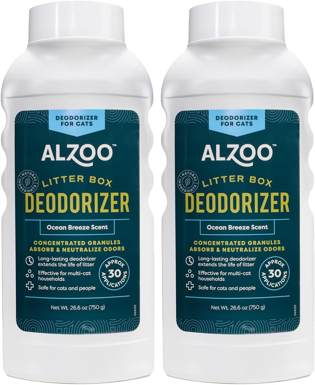 Zoo Med Reptile Crest Gecko Food - Cat Litter Deodorizer, Ocean Breeze Scent,