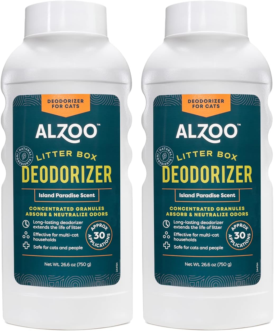 Zoo Med Reptile Crest Gecko Food - Cat Litter Deodorizer, Island Paradise Scent,