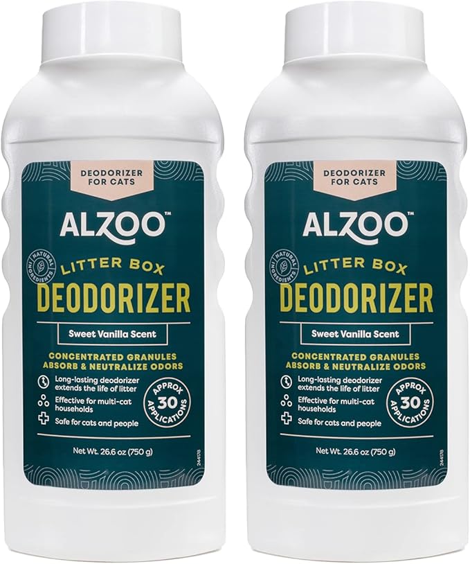 Zoo Med Reptile Crest Gecko Food - Cat Litter Deodorizer, Sweet Vanilla Scent,