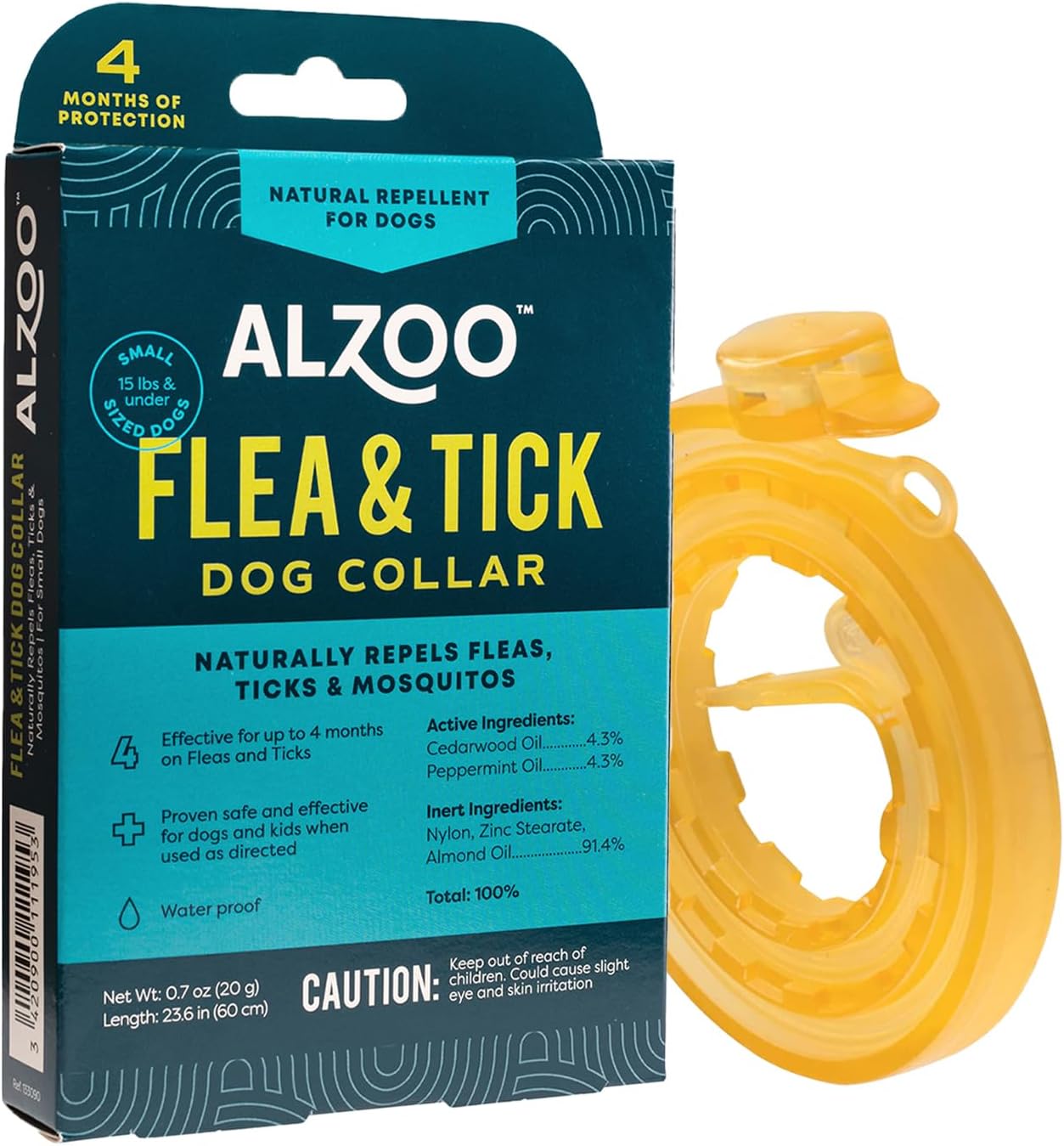 Zoo Med Reptile Crest Gecko Food - Flea & Tick Dog Collar, Small-Sized