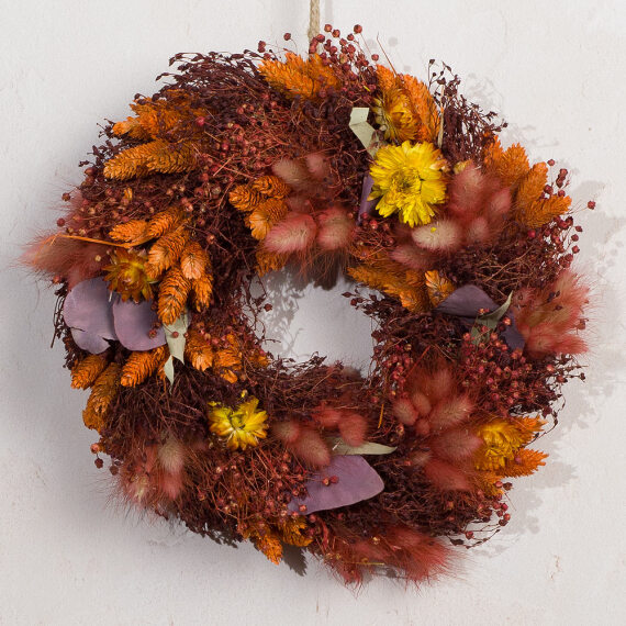 Harvest Dried Wreath - Aquarium Planted Tree review and price