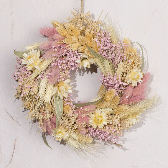 Blossom Blush Dried Wreath - Aquarium Planted Tree review and price