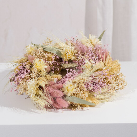 Blossom Blush Dried Wreath - Aquarium Planted Tree review and price